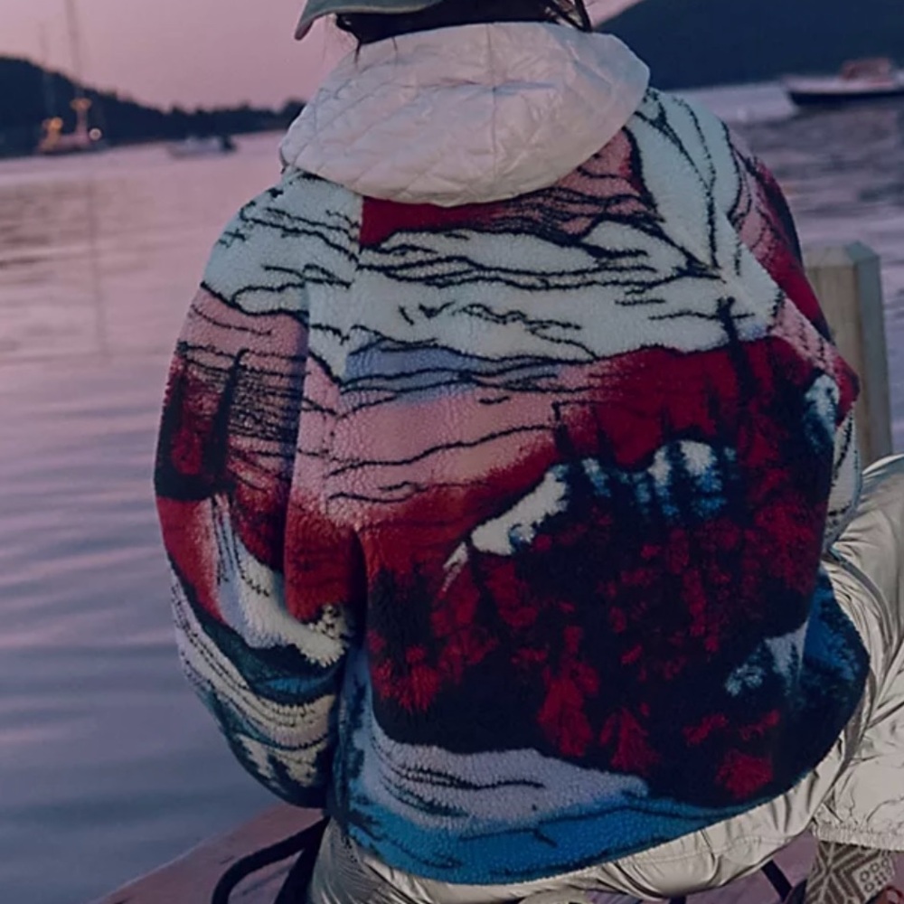 ISO Free people hit the slopes jacket twilight combo